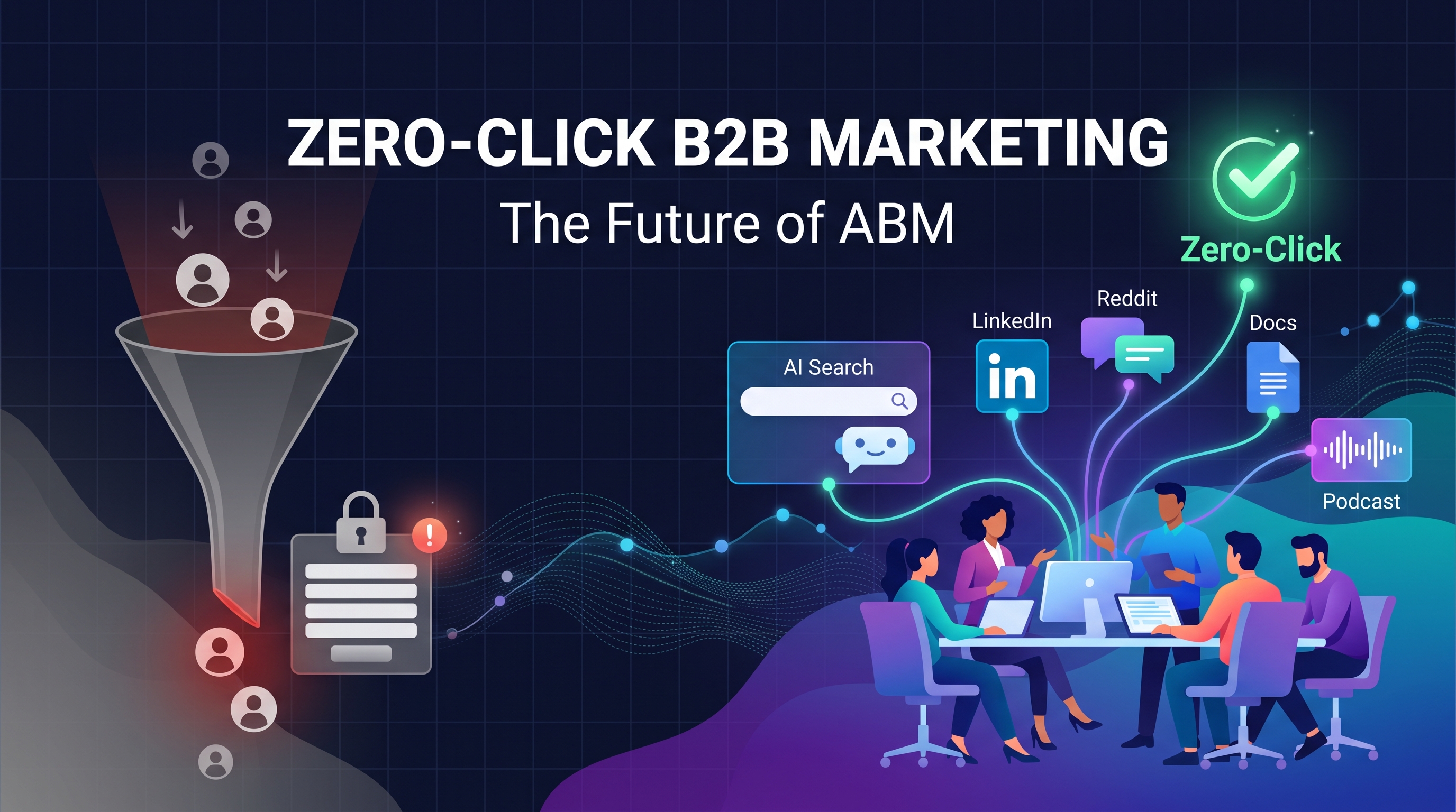 Zero-Click B2B Marketing: The New Buying Group ABM Playbook