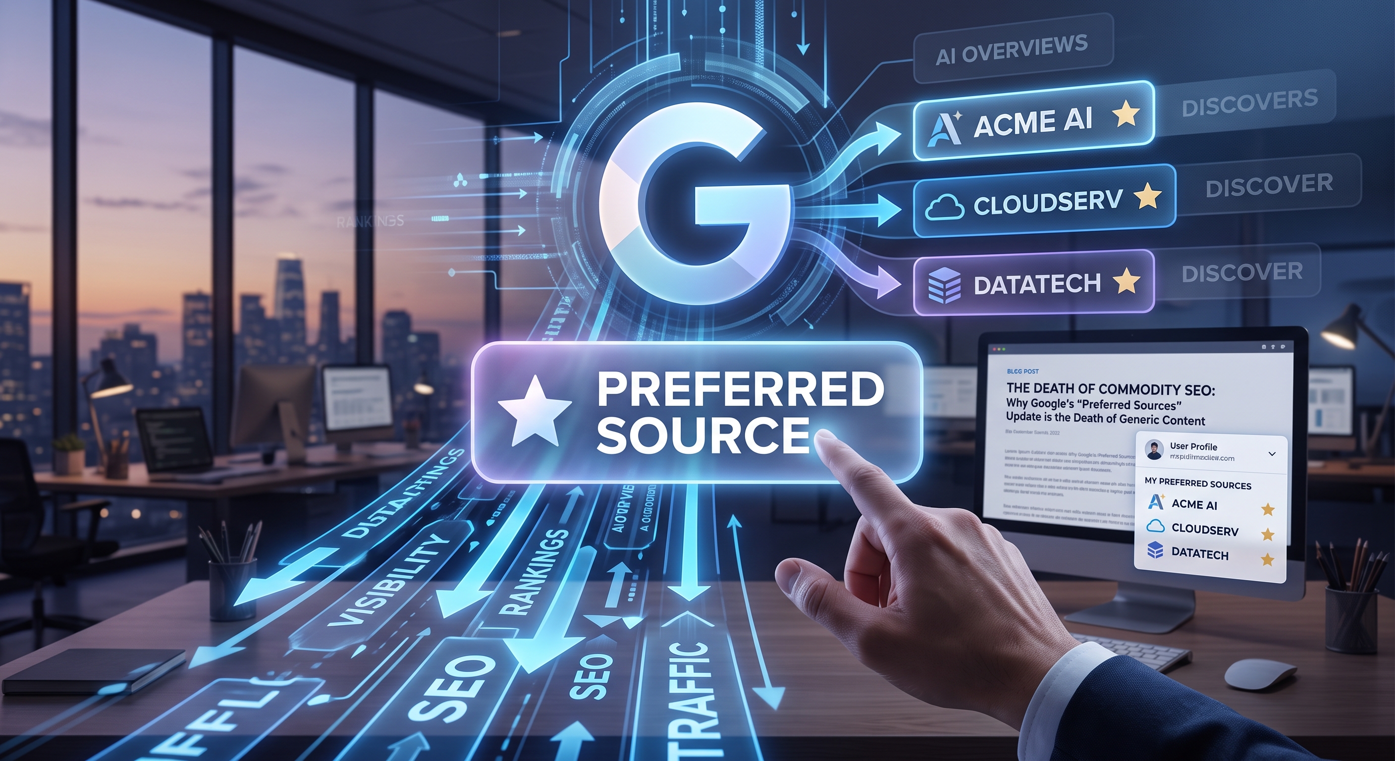 Why Google’s "Preferred Sources" Update is the Death of Commodity SEO
